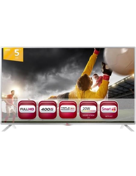 LG 32LB5820 - Televisor LED de 32" con Smart TV (Full HD, 100 Hz), plateado