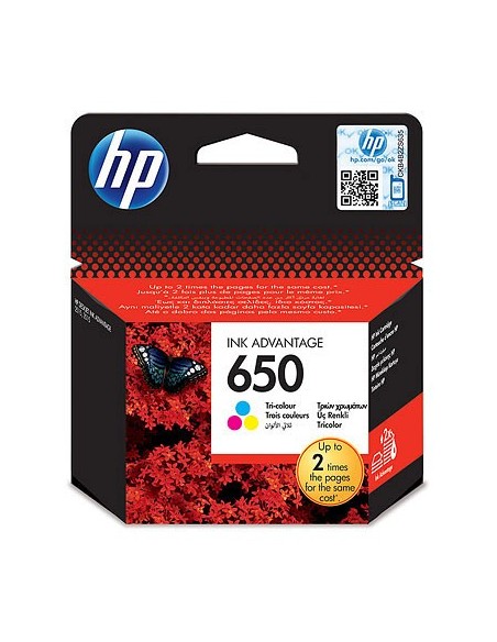 HP 650 - Cartucho de tinta para impresoras: Kiwiku.com: Oficina y papelería