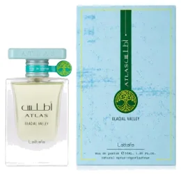 Lattafa Atlas Glacial Valley - Perfume Unisex Oriental Marino - Eau de Parfum 55 Ml Vaporizador