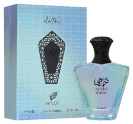 Afnan Turathi Electric - Perfume Unisex Cítrico Aromático - Eau de Parfum 90 Ml Vaporizador