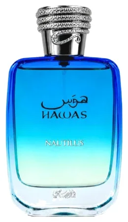 Rasasi Hawas Nautilus - Perfume Unisex Amaderada Acuática - Eau de Parfum 100 Ml Vaporizador
