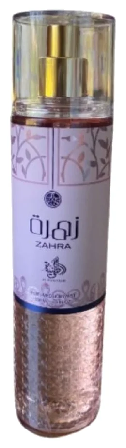 Al Wataniah Zahra Body Mist 250 Ml Fragancia Unisex Floral Fresca