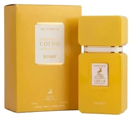 Maison Alhambra Coeur Sunny - Perfume Unisex Amber Vanilla - Eau de Parfum 100 Ml Vaporizador