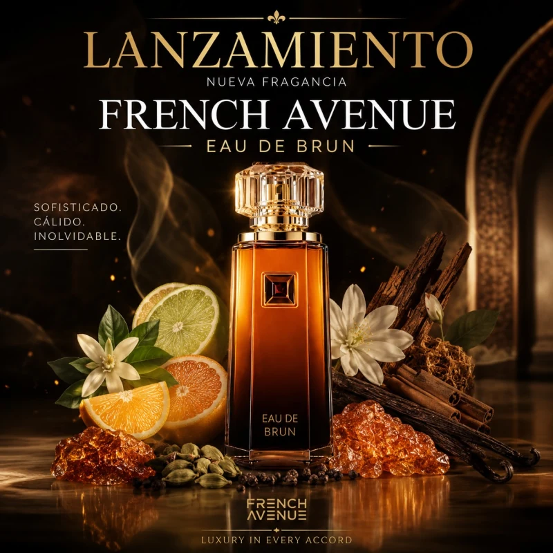 Lanzamiento de French Avenue Eau de Brun, nueva fragancia de la familia Liquid Brun