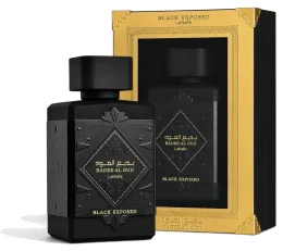 Lattafa Badee Al Oud Black Exposed - Perfume Árabe Unisex Oriental Especiado - Eau de Parfum 100 Ml Vaporizador