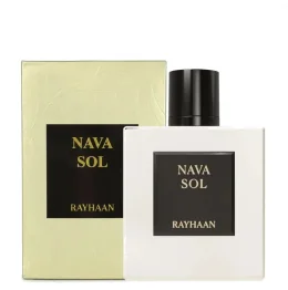 Rayhaan Nava Sol - Perfume Unisex Almizcle Floral Amaderado - Eau de Parfum 100 Ml Vaporizador