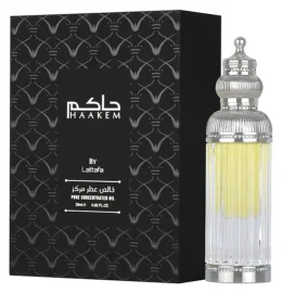 Lattafa Haakem Pure Concentrated Oil 20 Ml Aceite Puro Concentrado Unisex Attar sin Alcohol