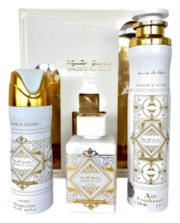 Fragrance Lattafa Bade'e Al Oud Honor & Glory Unisex Set de Regalo 3 Piezas 100 Ml Edp