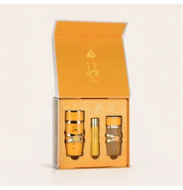 Lattafa Yara Tous 3p Gift Set Eau de Parfum 100 Ml + Spray 12 Ml + Hair Mist 50 Ml Unisex Aromática Frutal