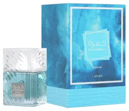 Lattafa Khamrah Waha Eau de Parfum 100 Ml Fragancia Unisex Fresca Acuática Amaderada