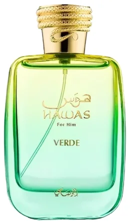 Rasasi Hawas Verde - Perfume Masculino Cítrico Aromático - Eau de Parfum 100 Ml Vaporizador