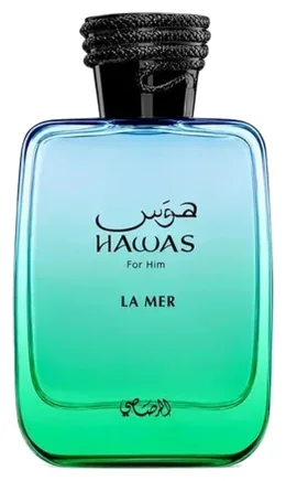 Rasasi Hawas la Mer - Perfume Masculino Amaderado Aromático - Eau de Parfum 100 Ml Vaporizador
