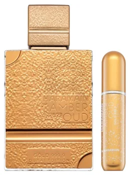 Al Haramain Amber Oud Gold 999.9 Dubai Edition - Perfume Unisex Oriental Gourmand - Extrait de Parfum 100 Ml Vaporizador