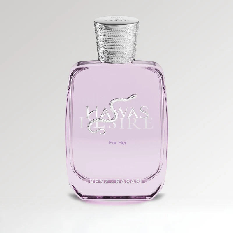 Frasco de Rasasi Hawas Desire For Her de Kenz de Rasasi, Eau de Parfum 100 ml