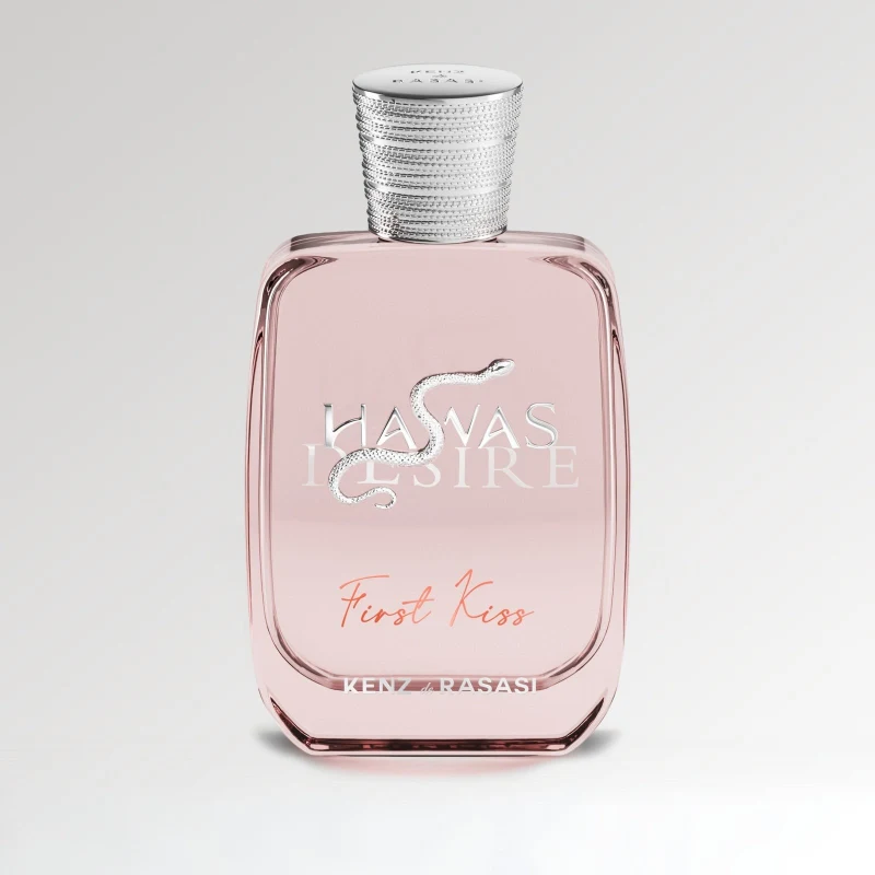 Frasco de Rasasi Hawas Desire First Kiss de Kenz de Rasasi, Eau de Parfum 100 ml