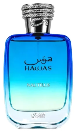 Rasasi Hawas Nautilus - Perfume Unisex Amaderada Acuática - Eau de Parfum 100 Ml Vaporizador