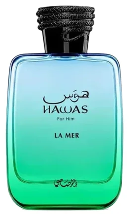 Rasasi Hawas la Mer - Perfume Masculino Amaderado Aromático - Eau de Parfum 100 Ml Vaporizador