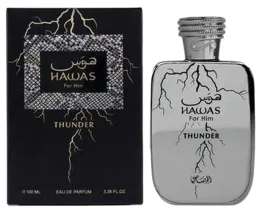 RASASI Hawas For Him Thunder - Perfume Masculino Amaderado Aromatico - Eau de Parfum 100 ml Vaporizador