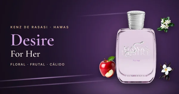 Rasasi Hawas Desire For Her: el Hawas femenino floral de Kenz de Rasasi