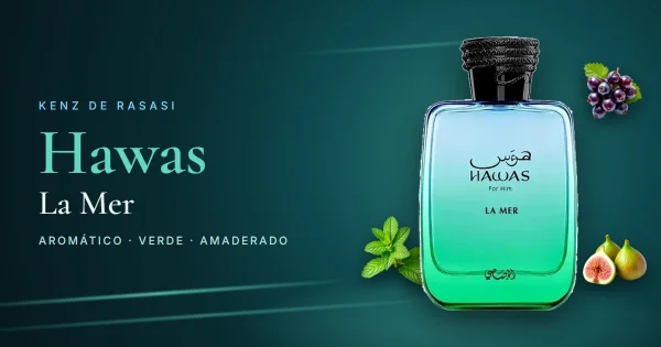 Rasasi Hawas La Mer: el Hawas de menta, higo y maderas con aire de costa