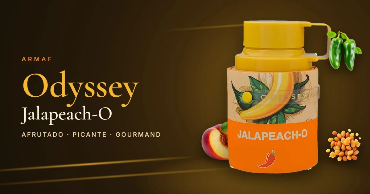 Armaf Odyssey Jalapeach-O: melocotón, jalapeño y praliné en el Odyssey más juguetón