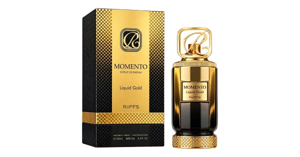 RiiFFS Momento Liquid Gold: el extracto dulce y oriental con azafrán, oud y caramelo