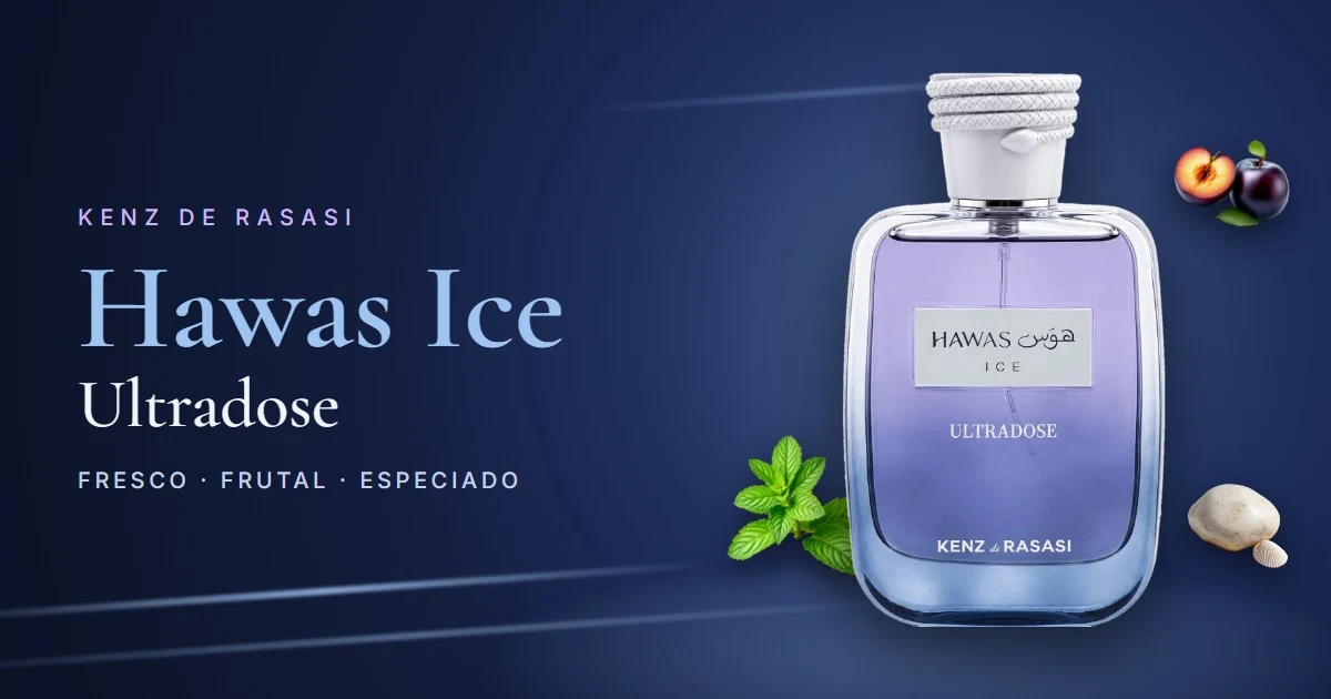 Rasasi Hawas Ice Ultradose: el Hawas Ice más intenso, de Kenz de Rasasi