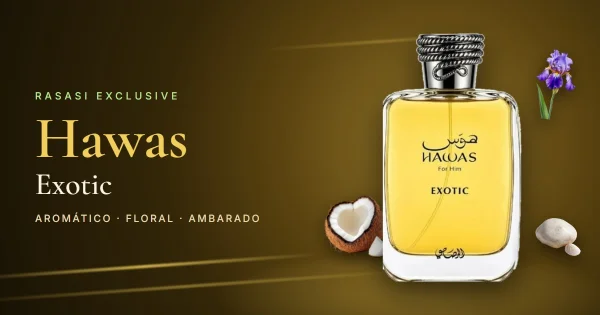 Rasasi Hawas Exotic: el Hawas dorado de artemisa, coco y ámbar gris