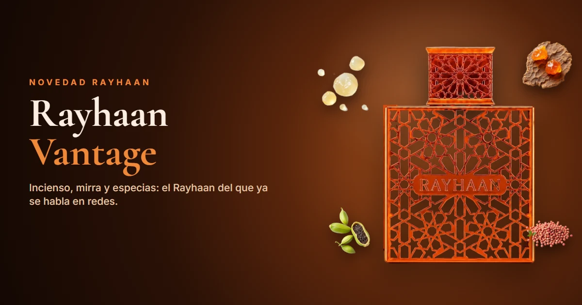 Rayhaan Vantage: el perfume de incienso del que ya se habla en redes