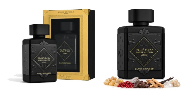 Lattafa Badee Al Oud Black Exposed: el Badee Al Oud más oscuro, con olíbano, cacao y vainilla