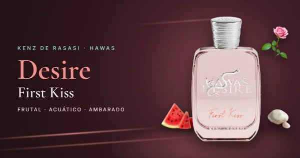 Rasasi Hawas Desire First Kiss: el Hawas femenino de sandía, rosa y ámbar gris