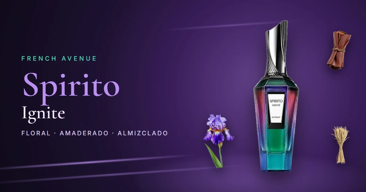 French Avenue Spirito Ignite: iris, palomitas y cuero en un extracto unisex