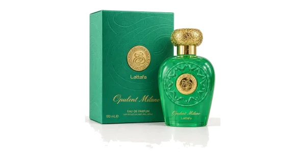 Lattafa Opulent Milano: el Opulent verde, con timur, rosa y vetiver