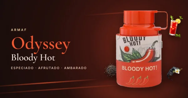 Armaf Odyssey Bloody Hot: el Odyssey más picante, con pimienta, fresa y acorde Bloody Mary