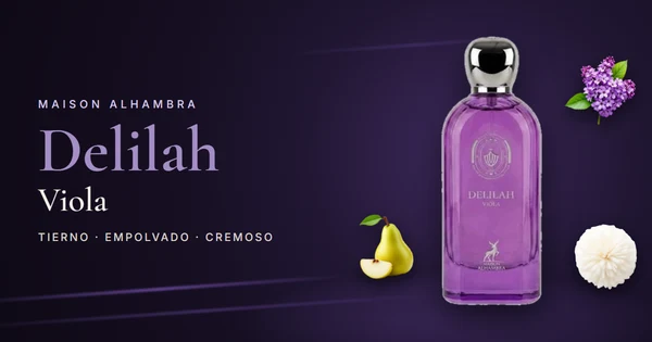 Maison Alhambra Delilah Viola: la nueva Delilah de 2026, floral, afrutada y unisex