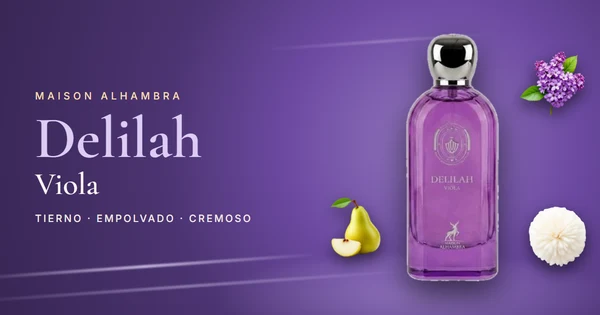 Maison Alhambra Delilah Viola: la nueva Delilah de 2026, floral, afrutada y unisex