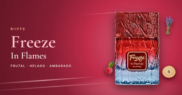 RiiFFS Freeze In Flames: frambuesa y maracuyá «de verdad» con un golpe helado y fondo de ámbar
