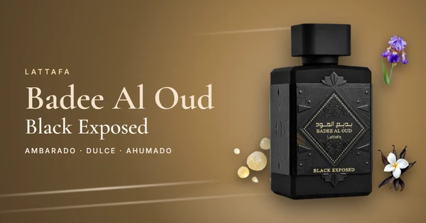 Lattafa Badee Al Oud Black Exposed: el Badee Al Oud más oscuro, con olíbano, cacao y vainilla