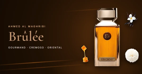Ahmed Al Maghribi Brûlée: el gourmand de caramelo, vainilla y leche que huele a postre