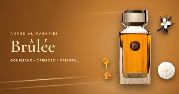 Ahmed Al Maghribi Brûlée: el gourmand de caramelo, vainilla y leche que huele a postre