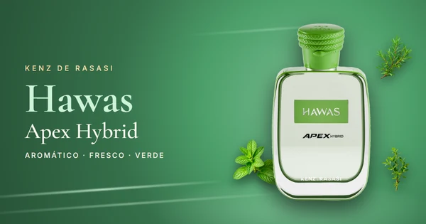 Rasasi Hawas Apex Hybrid: el Hawas más fresco y aromático de Kenz de Rasasi