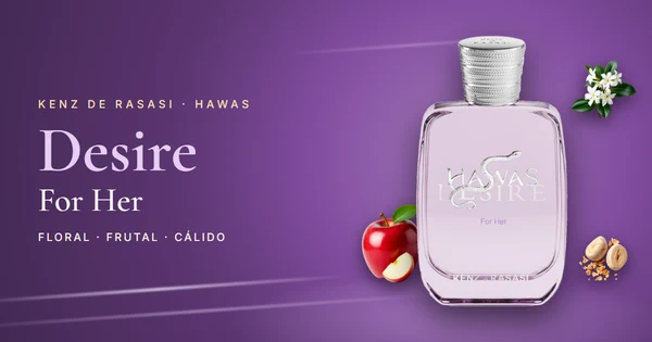 Rasasi Hawas Desire For Her: el Hawas femenino floral de Kenz de Rasasi
