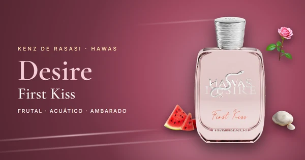 Rasasi Hawas Desire First Kiss: el Hawas femenino de sandía, rosa y ámbar gris